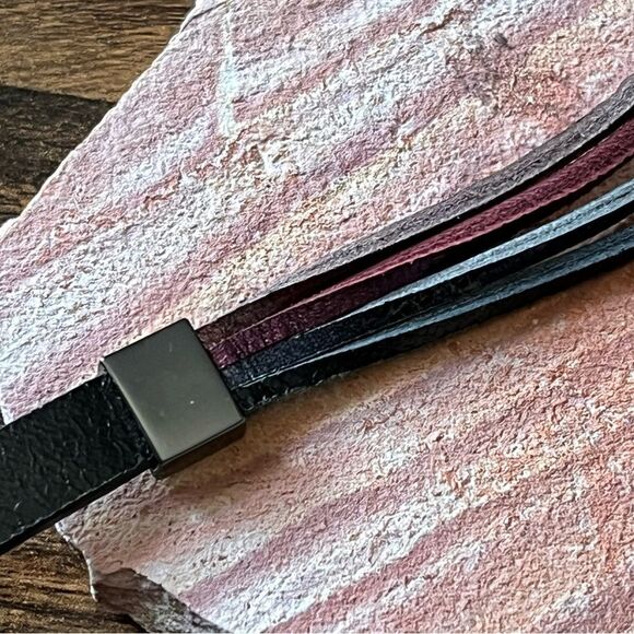 KEEP Collective Stella & Dot Double Wrap Adjustable Leather Bracelet - Picture 11 of 13